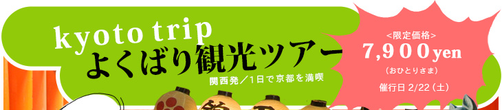 京都トリップよくばり観光ツアー
